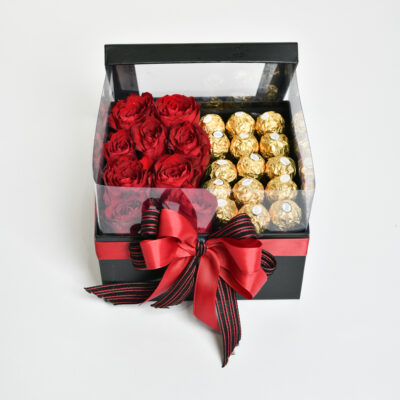 Zavodljivi paket ruža i čokoladica