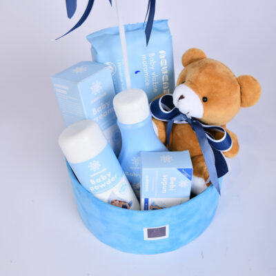Gift blue cosmetics for babies