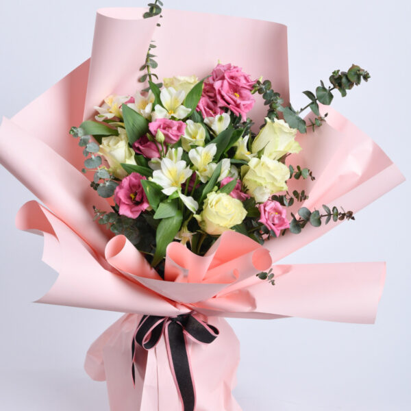 bouquet of colorful love - bouquets of flowers - flower delivery beograd - flower shop online beograd