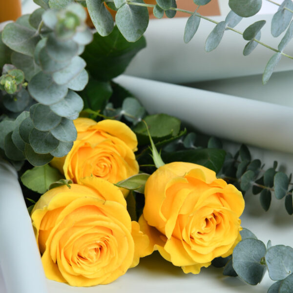 bouquet of yellow roses - flower bouquets - flower delivery beograd - flower shop online beograd